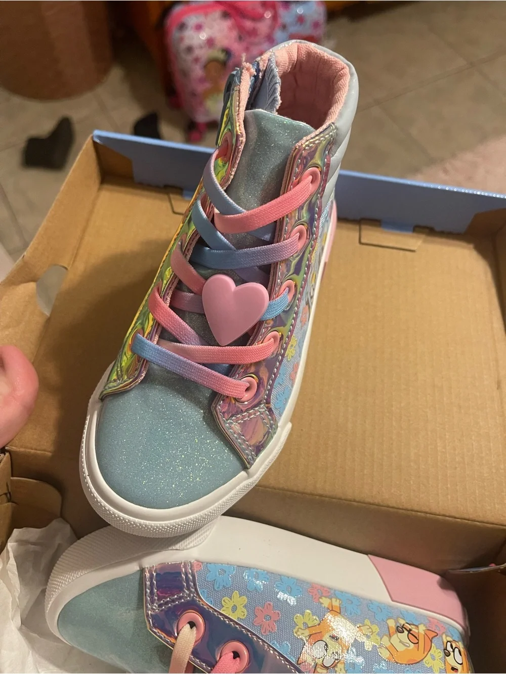 Girls bluey shoes size 11c NWT